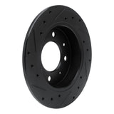 R1 Concepts 04-09 Kia Spectra Rear Right Drilled & Slotted Black Brake Rotor by R1 Concepts RNC-633-21008R