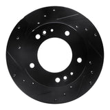 R1 Concepts 95-02 Kia Sportage (USA/Canada) Front Left Drilled & Slotted Black Brake Rotor by R1 Concepts RNC-633-21018L