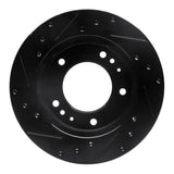 R1 Concepts 95-02 Kia Sportage (USA/Canada) Front Right Drilled & Slotted Black Brake Rotor by R1 Concepts RNC-633-21018R