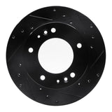 R1 Concepts 95-02 Kia Sportage (USA/Canada) Front Right Drilled & Slotted Black Brake Rotor by R1 Concepts RNC-633-21018R