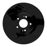 R1 Concepts 18-22 Genesis G70 Front Right Drilled & Slotted Black Brake Rotor by R1 Concepts RNC-633-21038R