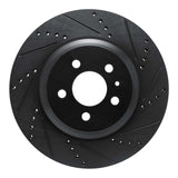 R1 Concepts 17-25 Tesla Model 3 Rear Right Drilled & Slotted Black Brake Rotor by R1 Concepts RNC-633-26005R