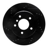 R1 Concepts 95-02 BMW Z3 Right Rear Drilled & Slotted Black Brake Rotor by R1 Concepts RNC-633-31035D