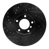 R1 Concepts 96-03 BMW 525I (USA/Canada) Front Right Drilled & Slotted Black Brake Rotor by R1 Concepts RNC-633-31043R