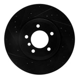 R1 Concepts 01-08 BMW 330I Front Left Drilled & Slotted Black Brake Rotor by R1 Concepts RNC-633-31048L