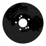 R1 Concepts 00-06 BMW M3 Rear Right Drilled & Slotted Black Brake Rotor by R1 Concepts RNC-633-31050R