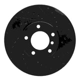 R1 Concepts 00-03 BMW 530I Front Right Drilled & Slotted Black Brake Rotor by R1 Concepts RNC-633-31051R
