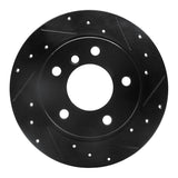 R1 Concepts 03-06 BMW Z4 Rear Right Drilled & Slotted Black Brake Rotor by R1 Concepts RNC-633-31060R
