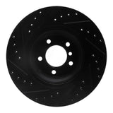 R1 Concepts 07-15 BMW 335I Front Right Drilled & Slotted Black Brake Rotor by R1 Concepts RNC-633-31082R
