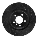 R1 Concepts 07-08 BMW ALPINA B7 Rear Right Drilled & Slotted Black Brake Rotor by R1 Concepts RNC-633-31084R