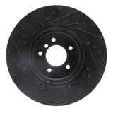 R1 Concepts 11-16 BMW Z4 Front Right Drilled & Slotted Black Brake Rotor by R1 Concepts RNC-633-31105R