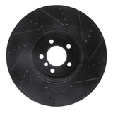 R1 Concepts 13-20 BMW 440I Gran Coupe Front Left Drilled & Slotted Black Brake Rotor by R1 Concepts RNC-633-31112L