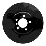 R1 Concepts 13-20 BMW 440I Coupe Front Right Drilled & Slotted Black Brake Rotor by R1 Concepts RNC-633-31112R