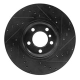 R1 Concepts 12-18 BMW 428I Front Right Drilled & Slotted Black Brake Rotor by R1 Concepts RNC-633-31121R