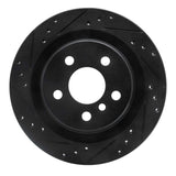 R1 Concepts 16-26 BMW 228I Gran Coupe Rear Left Drilled & Slotted Black Brake Rotor by R1 Concepts RNC-633-31158L