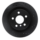 R1 Concepts 16-26 BMW 228I Gran Coupe Rear Right Drilled & Slotted Black Brake Rotor by R1 Concepts RNC-633-31158R