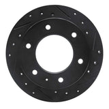 R1 Concepts 88-95 Isuzu AMIGO Rear Right Drilled & Slotted Black Brake Rotor by R1 Concepts RNC-633-37005R