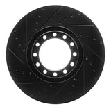 R1 Concepts 10-24 Isuzu Nqr Front Left Drilled & Slotted Black Brake Rotor by R1 Concepts RNC-633-37011L