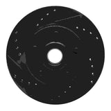 R1 Concepts 73-89 Chrysler Imperial Front Left Drilled & Slotted Black Brake Rotor by R1 Concepts RNC-633-39000L