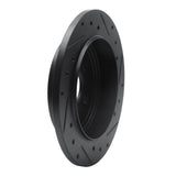 R1 Concepts 88-95 Chrysler New Yorker Rear Left Drilled & Slotted Black Brake Rotor by R1 Concepts RNC-633-39006L