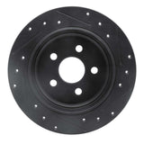R1 Concepts 03-10 Chrysler PT Cruiser Rear Left Drilled & Slotted Black Brake Rotor by R1 Concepts RNC-633-39014L