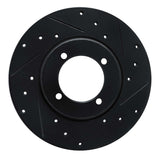R1 Concepts 78-83 Dodge Colt Front Right Drilled & Slotted Black Brake Rotor by R1 Concepts RNC-633-40000R