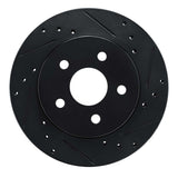 R1 Concepts 88-90 Dodge Monaco Front Right Drilled & Slotted Black Brake Rotor by R1 Concepts RNC-633-40007R