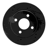 R1 Concepts 95-96 Dodge Neon (USA/Canada) Front Left Drilled & Slotted Black Brake Rotor by R1 Concepts RNC-633-40015L