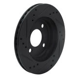 R1 Concepts 95-96 Dodge Neon (USA/Canada) Front Right Drilled & Slotted Black Brake Rotor by R1 Concepts RNC-633-40015R