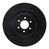R1 Concepts 03-17 Dodge Viper Rear Right Drilled & Slotted Black Brake Rotor by R1 Concepts RNC-633-40023R