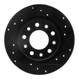 R1 Concepts 03-17 Dodge Viper Rear Right Drilled & Slotted Black Brake Rotor by R1 Concepts RNC-633-40023R