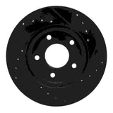 R1 Concepts 07-17 Dodge CALIBER Front Left Drilled & Slotted Black Brake Rotor by R1 Concepts RNC-633-40024L