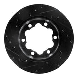 R1 Concepts 02-06 Dodge Sprinter 3500 Rear Right Drilled & Slotted Black Brake Rotor by R1 Concepts RNC-633-40039R