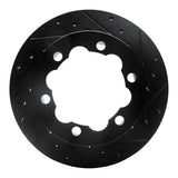 R1 Concepts 02-06 Dodge Sprinter 3500 Rear Right Drilled & Slotted Black Brake Rotor by R1 Concepts RNC-633-40039R