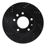 R1 Concepts 02-06 Dodge Sprinter 3500 Front Left Drilled & Slotted Black Brake Rotor by R1 Concepts RNC-633-40041L