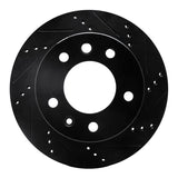 R1 Concepts 02-06 Dodge Sprinter 3500 Front Left Drilled & Slotted Black Brake Rotor by R1 Concepts RNC-633-40041L