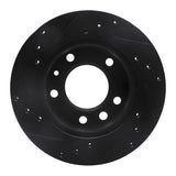 R1 Concepts 02-06 Dodge Sprinter 2500 Front Right Drilled & Slotted Black Brake Rotor by R1 Concepts RNC-633-40041R