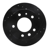 R1 Concepts 02-06 Dodge Sprinter 2500 Front Right Drilled & Slotted Black Brake Rotor by R1 Concepts RNC-633-40041R