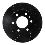 R1 Concepts 06-25 American Coach Patriot Front Left Drilled & Slotted Black Brake Rotor by R1 Concepts RNC-633-40043L