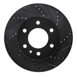 R1 Concepts 06-25 American Coach Patriot Front Right Drilled & Slotted Black Brake Rotor by R1 Concepts RNC-633-40043R
