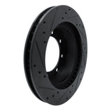 R1 Concepts 80-93 Dodge W200 Front Right Drilled & Slotted Black Brake Rotor by R1 Concepts RNC-633-40047R