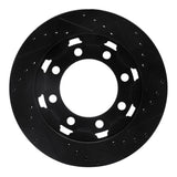 R1 Concepts 75-93 Dodge W250 Front Left Drilled & Slotted Black Brake Rotor by R1 Concepts RNC-633-40048L
