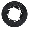 R1 Concepts 92-00 Chevrolet K3500 Front Left Drilled & Slotted Black Brake Rotor