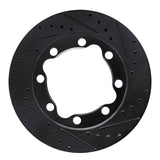 R1 Concepts 92-00 Chevrolet K3500 Front Right Drilled & Slotted Black Brake Rotor by R1 Concepts RNC-633-40052R