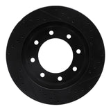 R1 Concepts 73-93 Dodge B350 Front Left Drilled & Slotted Black Brake Rotor by R1 Concepts RNC-633-40055L