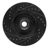 R1 Concepts 91-96 Dodge Dakota RWD Front Right Drilled & Slotted Black Brake Rotor by R1 Concepts RNC-633-40068R