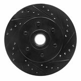 R1 Concepts 91-96 Dodge Dakota RWD Front Right Drilled & Slotted Black Brake Rotor by R1 Concepts RNC-633-40068R