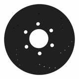 R1 Concepts 91-96 Dodge Dakota 4WD Front Right Drilled & Slotted Black Brake Rotor by R1 Concepts RNC-633-40069R