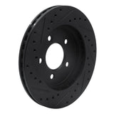 R1 Concepts 91-02 Chrysler Grand Voyager Front Right Drilled & Slotted Black Brake Rotor by R1 Concepts RNC-633-40085R