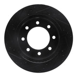 R1 Concepts 00-02 Dodge Ram 2500 Front Right Drilled & Slotted Black Brake Rotor by R1 Concepts RNC-633-40088R